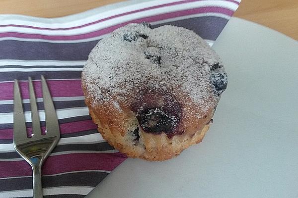 Vanilla Yogurt and Blueberry Muffins