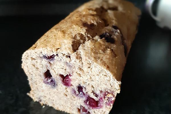 Vegan Banana Bread with Blueberries