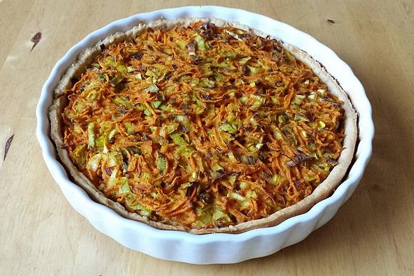Vegan Carrot Quiche