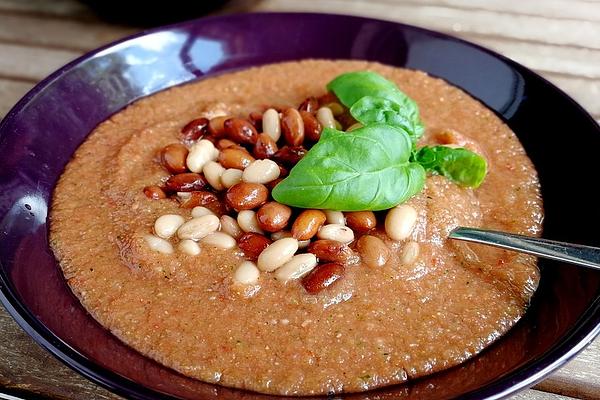 Vegan, Cold Vegetable Soup, Gazpacho Style