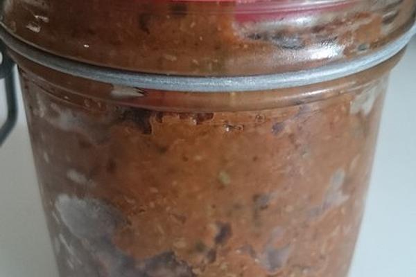 Vegan Eggplant, Olive and Caper Spread