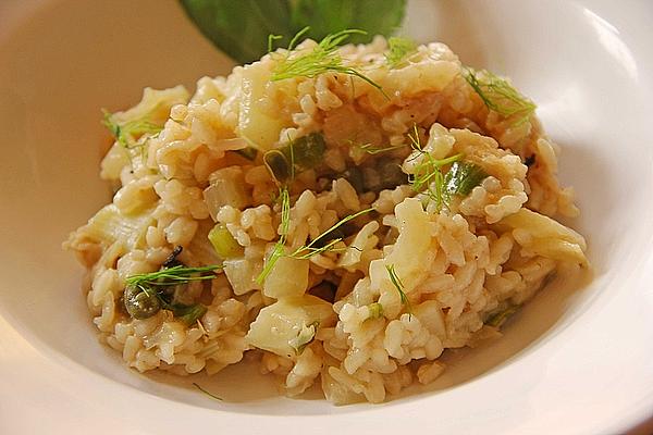 Vegan Lemon and Fennel Risotto