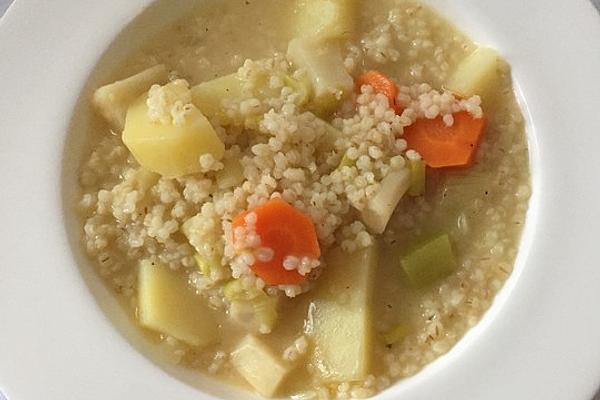 Vegan Pearl Barley Soup