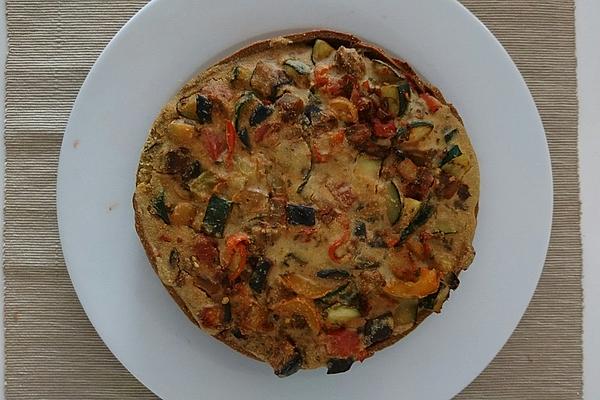 Vegan Quiche Mediterranean Style