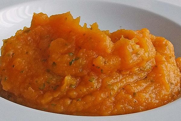 Vegan Sweet Potato and Celery Puree