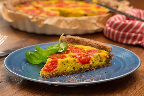 Vegan Tomato Quiche