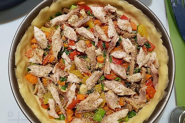 Vegetable Mackerel Tart