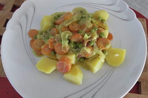 Vegetables – Cheese – Cream – Sauce