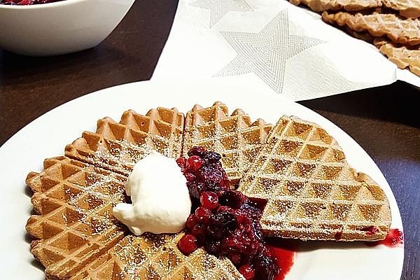 Waffles with Whole Wheat Flour and Oatmeal