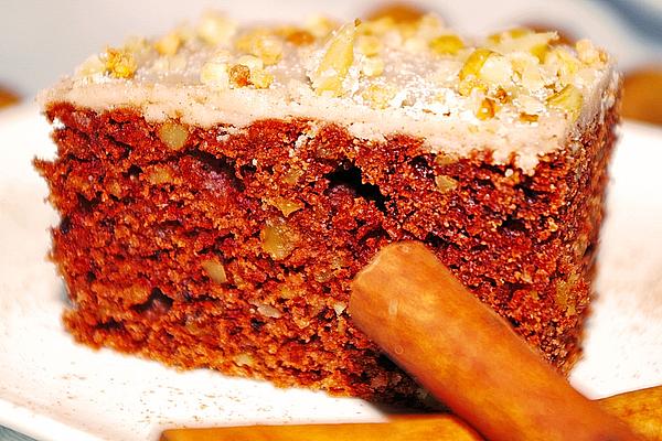 Walnut and Cinnamon Slices