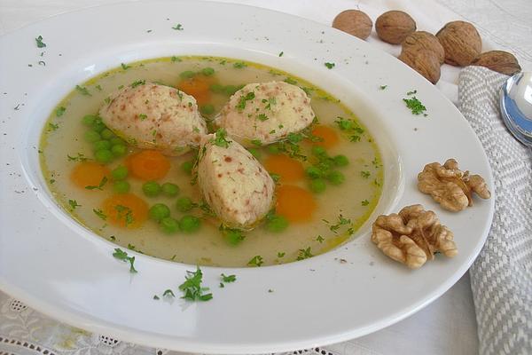 Walnut Semolina Dumplings