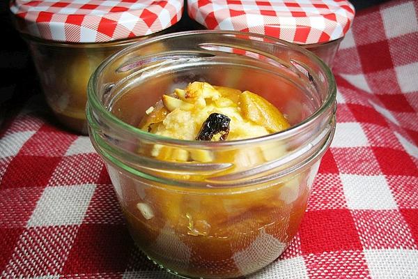 Whole Baked Apple in Glass