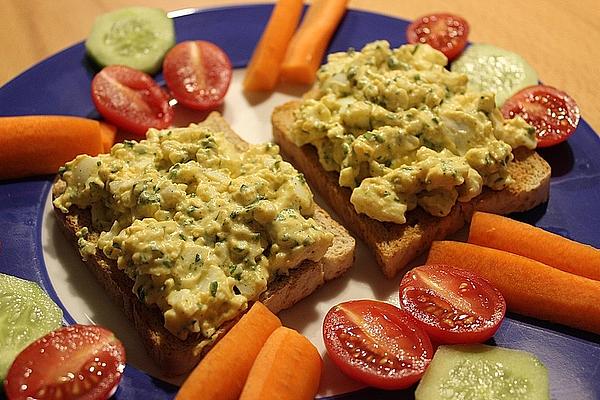 Whole Grain Toast with Deliciously Dressed Eggs