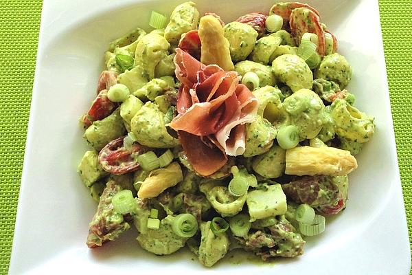 Wild Garlic Pasta Salad