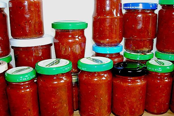 Yellow Plum Chutney with Lavender