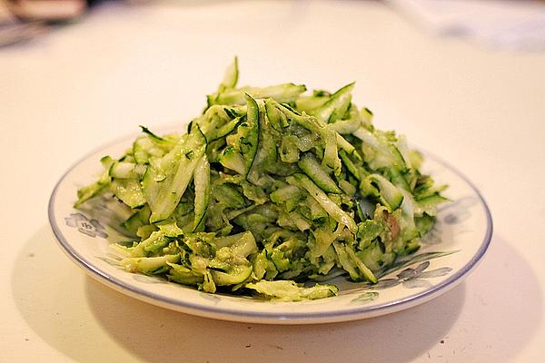 Zucchini and Avocado Salad