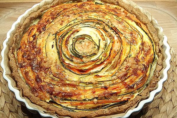 Zucchini and Carrot Quiche