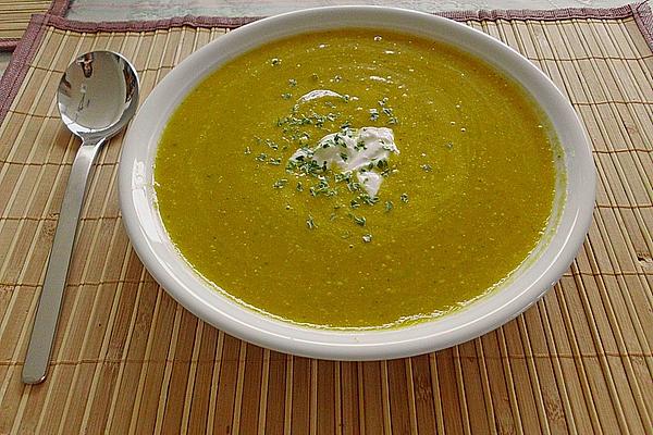Zucchini – Cream Of Carrot Soup