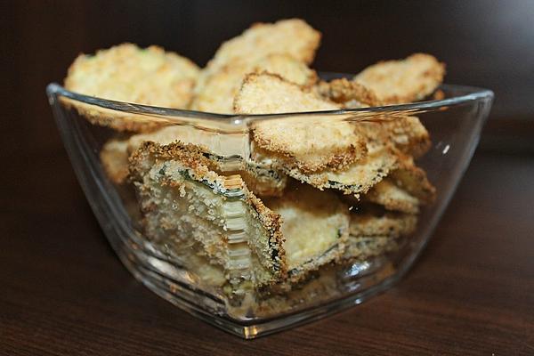 Zucchini Parmesan Chips