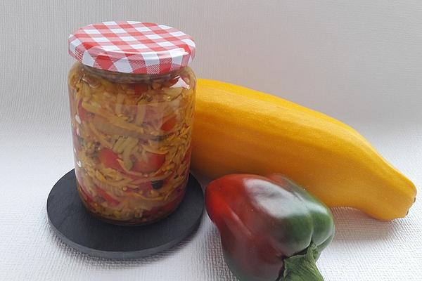 Zucchini Salad, Canned