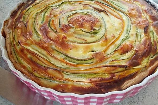 Zucchini Strudel Quiche