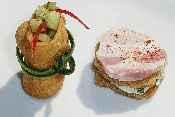 2 Crispy Amuse Geule