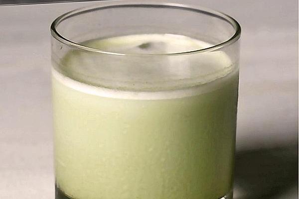 Absinthe on Hot Milk with Honey