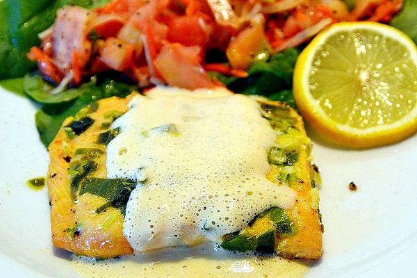 Alberto`s Salmon Fillet with Asti Spumante