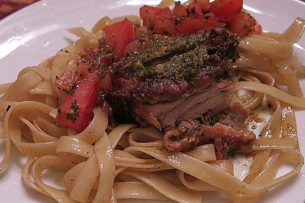 Alfredo`s Chicken with Pesto