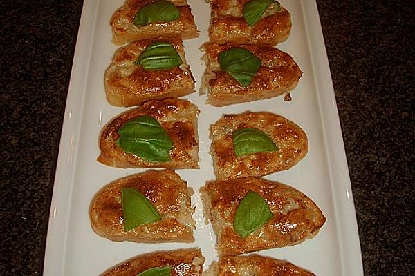 Amuse-gueule with Gorgonzola Cream