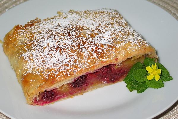 Apple and Blackberry Strudel