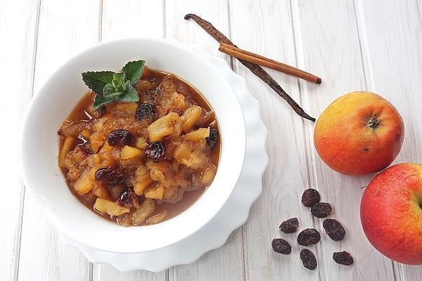 Apple Compote with Cranberries