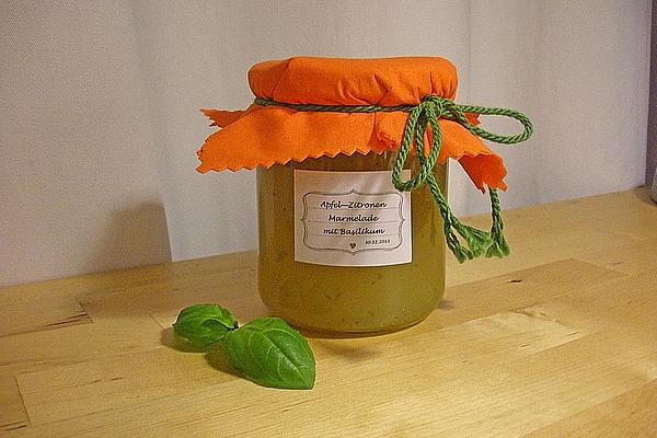 Apple-lemon Jam with Basil