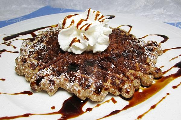 Apple-spelled Waffles with Note Of Cinnamon