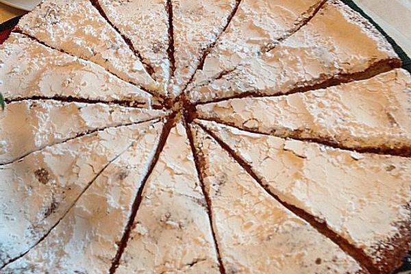 Apricot Cake with Nut Topping