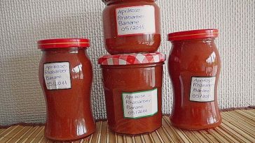 Apricot and Rhubarb Jam