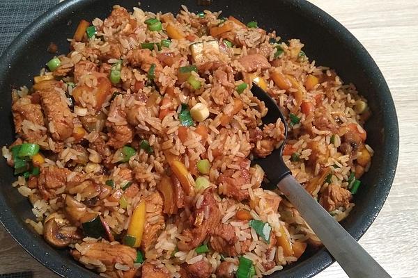 Asia Pan with Lots Of Vegetables