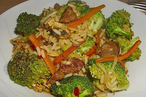 Asian Beef Pan with Rice