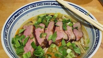 Asian Chicken Soup with Noodles