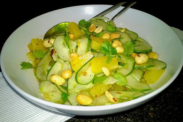 Asian Pineapple Cucumber Salad