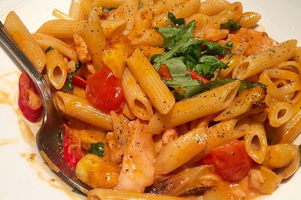 Asparagus and Salmon Noodles