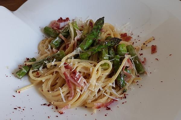 Asparagus – Carbonara