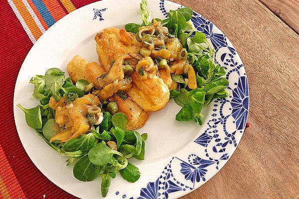 Asparagus from Pan with Mango Relish