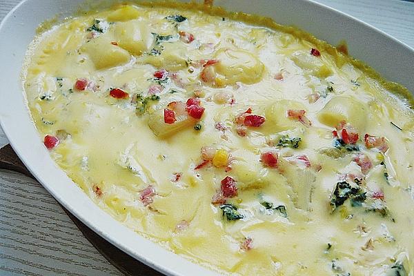 Asparagus Gratin with Roquefort