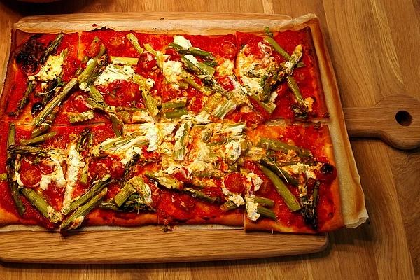 Asparagus Pizza