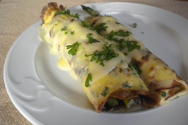 Asparagus Ragout in Flädle