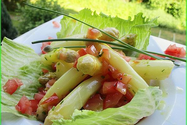Asparagus Salad in Tomato Vinaigrette
