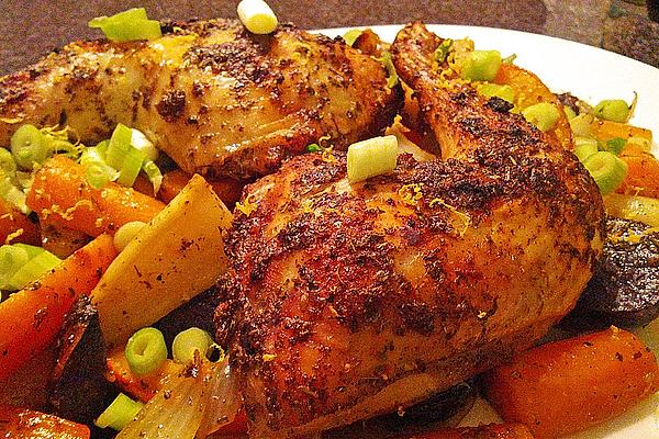 Autumn Vegetables with Chicken Legs