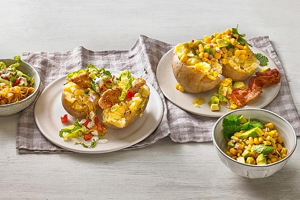 Avocado and Corn Salad with Crispy Bacon