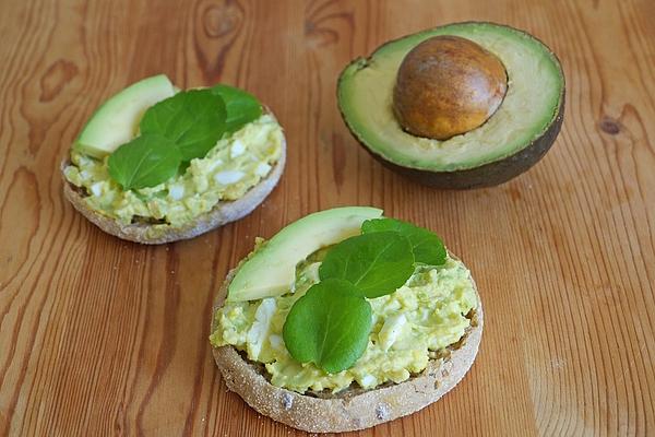 Avocado Egg Spread with Watercress